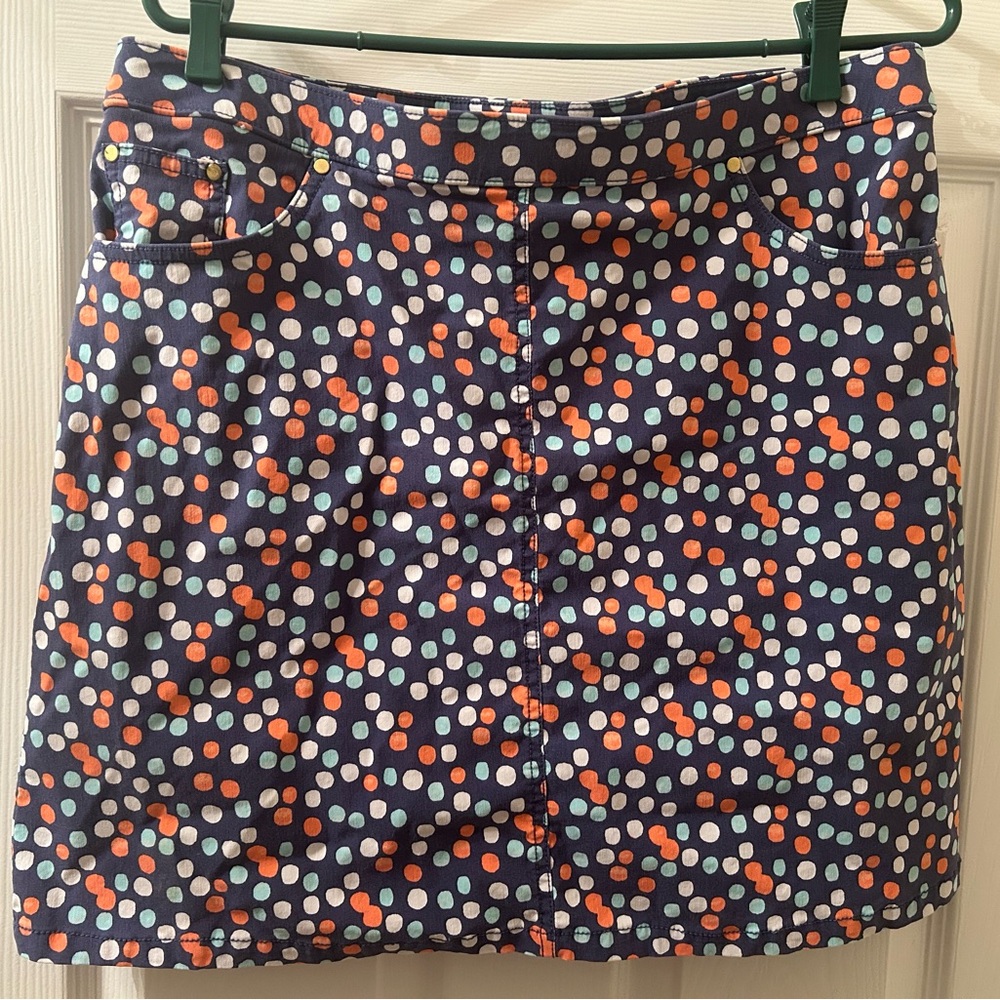 Hearts of Palm Polka Dot Women's Skort -Multicolor